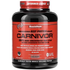 MuscleMeds, Carnivor, биоинженерный изолят говяжьего протеина, шоколад, 1898,4 г (4,19 фунта)